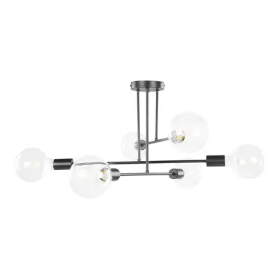 Ceiling Lamp KIDANE Metal Black