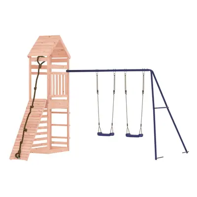 (solid douglas wood) vidaXL Outdoor Playset Playhouse Play Tower Playground Set Solid Wood Dougl