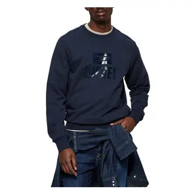 (Navy Blue, S) DIESEL S-GIR Mens Sweatshirts Pullover Sportswear