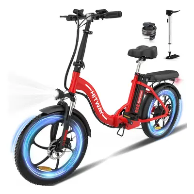 HITWAY Electric Bicycle Mens 20" E-bike 36V and Foldable MT City Bike