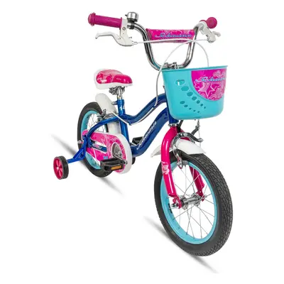 Schwinn Elm Toddler and Kids Bicycle, 14-Inch Tyres, Adjustable Seat, Stabilisers Included, Blue