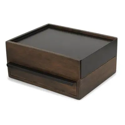 Umbra Stowit Jewelry Box - Black & Walnut