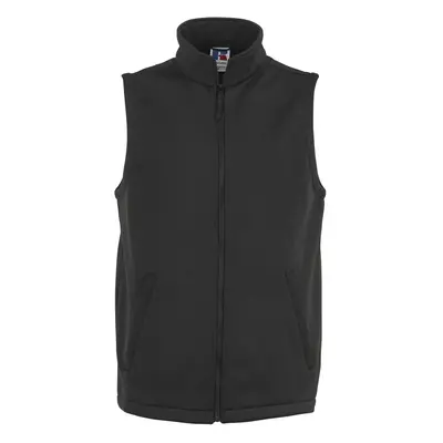 (2XL, Black) Russell Mens Smart Softshell Gilet Jacket