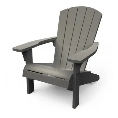 Keter Adirondack Chair Troy Grey Garden Outdoor Patio Chair Seating Armchair