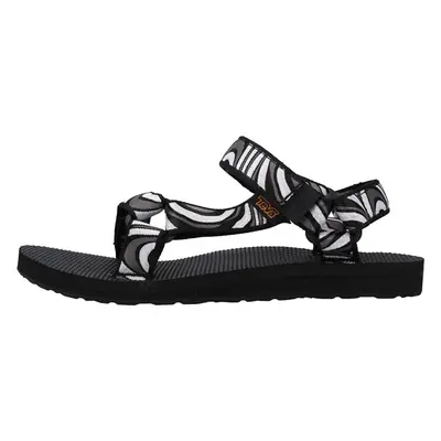 (Black White, UK 8) Teva Original Universal Zappy Womens Walking Sandals Water Shoes Black