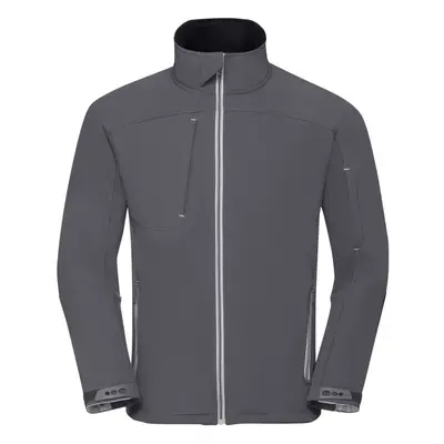 (M, Iron) Russell Mens Bionic Soft Shell Jacket