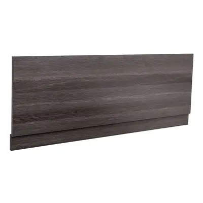 NRG Grey Effect 1800mm Wooden Front Bath Panel for Bathroom Soaking Bathtub