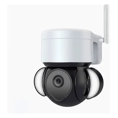 (5MP, US Plug) 5MP Wifi Outdoor IP Camera Smart Auto Tracking Human Detection Wireless CCTV Surv