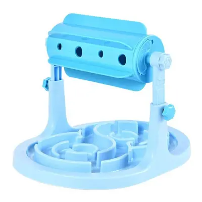 (Blue) Slow Feeder Roller Feeder for Dogs and Cats