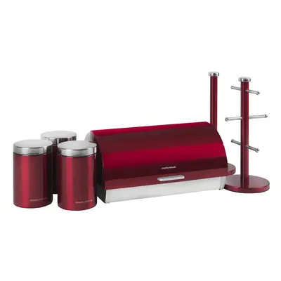 Morphy Richards Accents Storage Set, Piece - Red