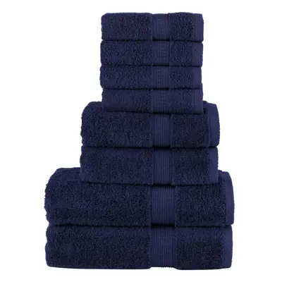 (navy blue) vidaXL Premium Towel Set Piece Absorbent Shower Towel Bath Towels gsm