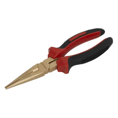 Sealey NS075 Long Nose Pliers 200mm - Non-Sparking