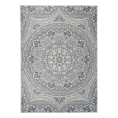 (blue pattern, x cm) vidaXL Outdoor Flatweave Rug Patio Garden Runner Mat Area Rug Floor Carpet