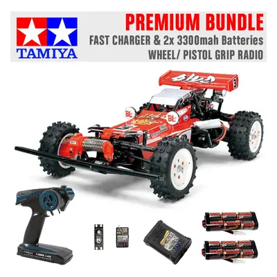 TAMIYA RC Hot Shot 1:10 Premium Wheel Radio Bundle