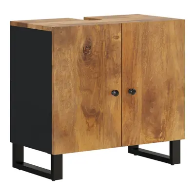 (honey brown) vidaXL Sink Cabinet Vanity Unit Cupboard Solid Wood Mango and Engineered Wood