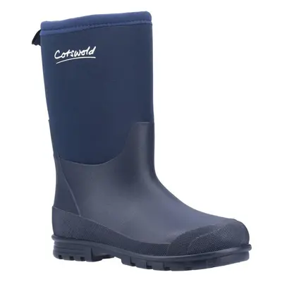 (10.5 UK Child, Navy) Cotswold Childrens/Kids Hilly Neoprene Wellington Boots