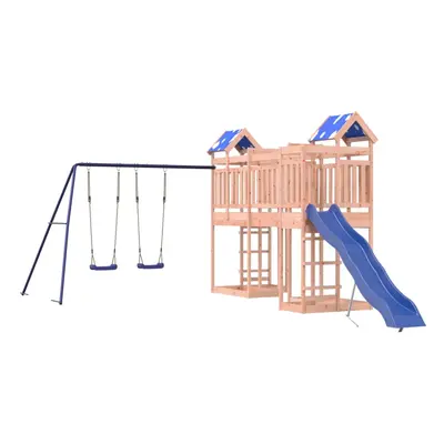 vidaXL Outdoor Playset Solid Wood Douglas playset wooden playset