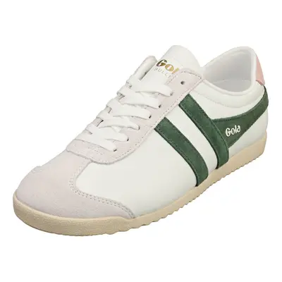 (7) Gola Bullet Pure Womens Casual Trainers in White Green