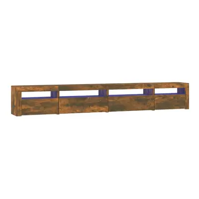 (smoked oak, x x cm) vidaXL TV cabinets with LED Lights Multi Colours 240x35x40 cm/270x35x40 cm