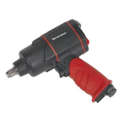 Composite Air Impact Wrench - 1/2 Inch Sq Drive - Twin Hammer - rpm