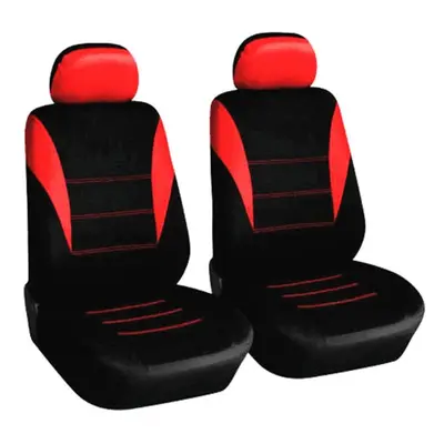 (Red) Car Seat Cover Protective Cushion Universal Full Surround Headrest Auto Interior Decoratio