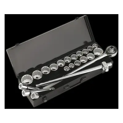 Socket Set 22pc 3/4"Sq Drive 12-point WallDrive®