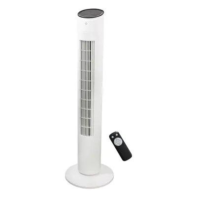 Russell Hobbs Tower Fan Electric Speed White with Remote RHTWR3S