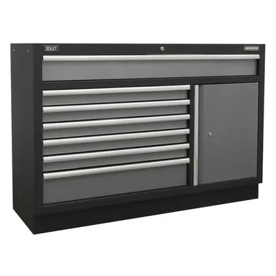 1360mm Modular Drawer Floor Cabinet - Ball Bearing Slides - Locking - Keys