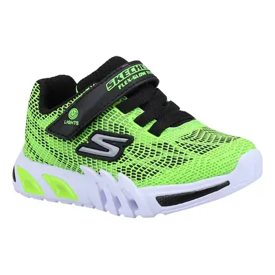 (5 UK Child, Lime/Black) Skechers Baby Boys Flex-Glow Elite Vorlo Trainers