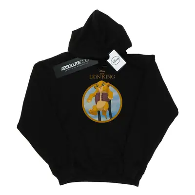 (S, Black) Disney Mens The Lion King Show Simba Hoodie