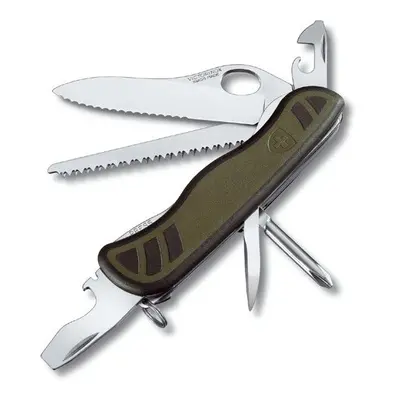 Victorinox Official Soldier - Locking blade swiss army knife with dual grip