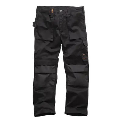 (30R, Black) Mens Safety & Workwear Worker Trouser