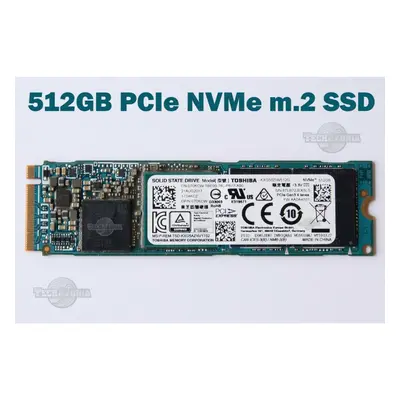 512GB XG5 Toshiba SSD M.2 NVMe PCIe 3.0 x4 KXG50ZNV512G Laptop