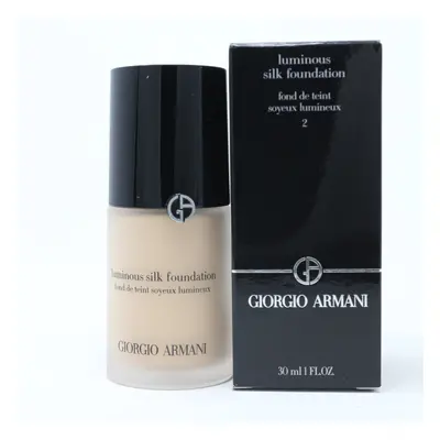 (2) Giorgio Armani Luminous Silk Foundation 1oz/30ml New With Box