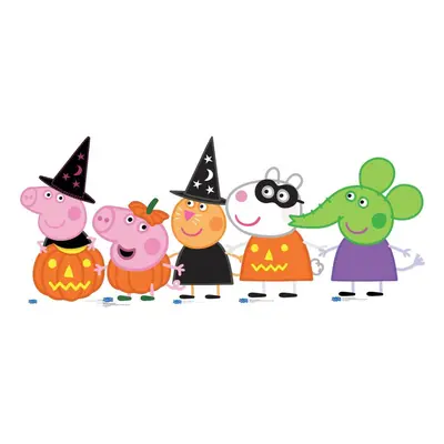 Peppa Pig and Friends Halloween theme Cardboard Cutouts Set of