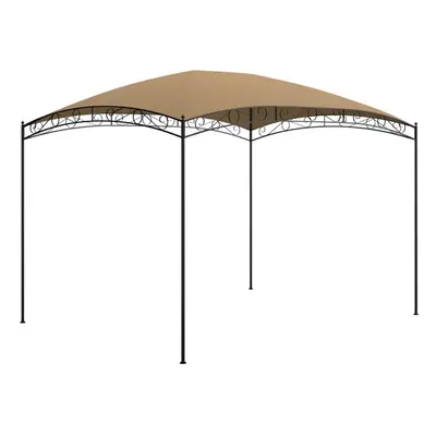 vidaXL Gazebo 3x4x2.65 m Taupe g/mÂ² Garden Canopy Shelter Party Tent Shade