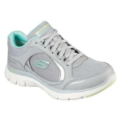 (4 UK, Grey/Turquoise) Skechers Womens/Ladies Flex Appeal 4.0 True Clarity Trainers