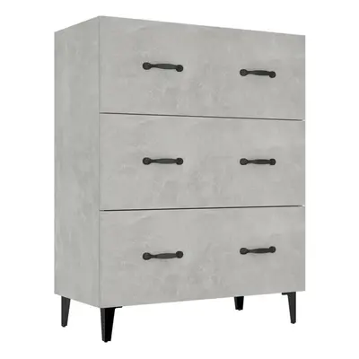 (concrete grey) vidaXL Sideboard Engineered Wood Console Cabinet Home Organiser Multi Colours