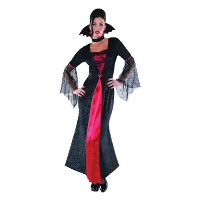 (L) Women's red and black vampire costume