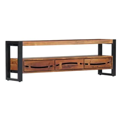 vidaXL Solid Acacia Wood TV Cabinet Sideboard Solid Wood TV Stand Lowboard