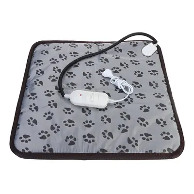 (US Plug) Electric Pet Heat Pad Heated Mat Bed Cat Whelping Winter Warm Mat Waterproof