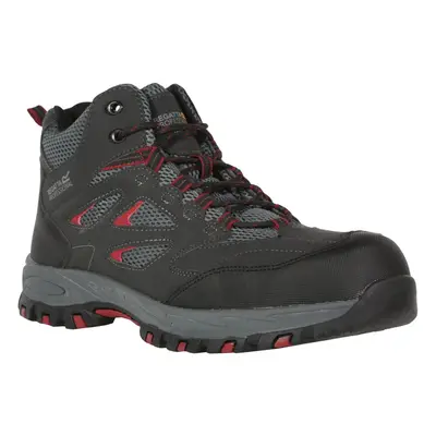 (11 UK, Ash/Rio Red) Regatta Mens Mudstone Safety Boots