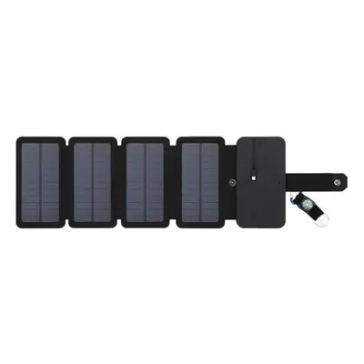 (4 folding is 16W) 20W Power Folding Solar Cells Charger Outdoor 5V 2.1A USB Output Devices Port