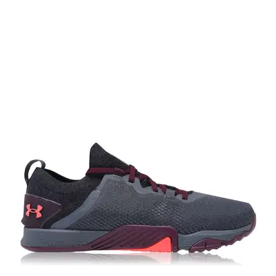 (Pitch Grey/Red, UK 7) Under Armour Mens TriBase Reign Training Shoes Sports Trainers Lace Up