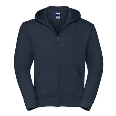 (L, French Navy) Russell Mens Authentic Hooded Sweatshirt