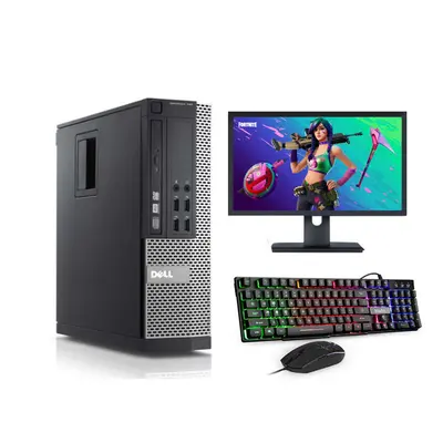 Fcs Fast Gaming Dell Bundle Tower Pc Full Set Computer System Core I7 16Gb 1Tb Gt730