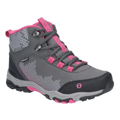 (10 Child UK, Grey/Pink) Cotswold Childrens/Kids Ducklington Lace Up Hiking Boots