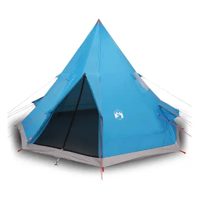 (blue) vidaXL Camping Tent Persons Outdoor Hiking Portable Dome Tent 185T Taffeta