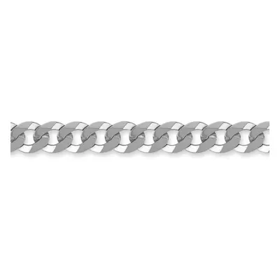 (30) Jewelco London Sterling Silver 8mm Gauge Curb Chain