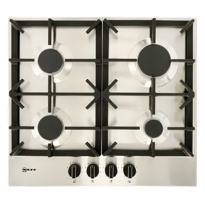 NEFF N70 T26DS49N0 58cm Gas Hob - Stainless Steel